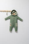 Tongs baby Salopeta pentru bebelusi de iarna King, Tongs baby (Culoare: Verde, Marime: 0-3 Luni)