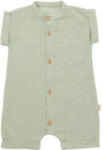 BabyCosy Salopeta de vara din muselina, BabyCosy, 100% bumbac organic, verde (Marime: 12-18 Luni)