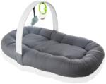BabyJem Babynest cu bara de jucarii, BabyJem, antracit - drool