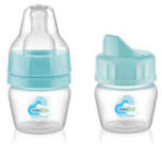 BabyJem Mini biberon 2 in 1 Cana si biberon din sticla BabyJem 30 ml (Culoare: Bleu)