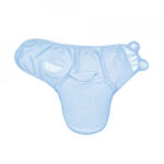 BabyJem Sistem de infasare din bumbac 0-3 luni BabyJem Swaddle (Culoare: Bleu)