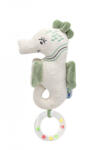 BabyJem Jucarie zornaitoare BabyJem, Calut de mare din plus, 3 luni+ (Culoare: Verde)