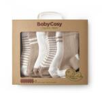 BabyCosy Set 6 perechi ciorapi nou-născut, mink, BabyCosy (Marime: 12-24 luni)