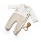 BabyCosy Salopeta eleganta TeddyBear, BabyCosy, 100% bumbac organic (Marime: 6-9 luni)