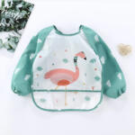 drool Baveta impermeabila cu maneci Drool (Model: Flamingo) Bavata