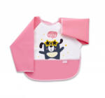 BabyJem Baveta cu maneci si buzunar BabyJem Polly Bib (Culoare: Roz) - drool Bavata