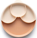 Miniware Set diversificare hrana bebelusi Miniware Healthy Meal, 100% din materiale naturale biodegradabile, 3 piese, Toffee/Peach Set pentru masa bebelusi