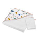 BabyJem Set prosop si manusa de baie 72x72 cm BabyJem (Model: Dino)