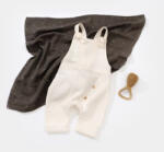 BabyCosy Salopeta de vara cu pantaloni lungi din muselina, BabyCosy, 100%bumbac, ecru (Marime: 18-24 Luni)