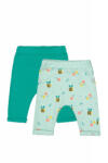 Tongs baby Set de 2 perechi de pantaloni Albinute pentru bebelusi, Tongs baby (Culoare: Verde, Marime: 9-12 luni)