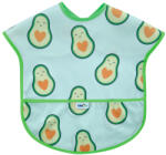 BabyJem Baveta cu buzunar BLW , BabyJem, 28x41 cm (Model: Avocado) Bavata