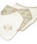 BabyCosy Set de 3 bavete pentru nou nascut, 100% bumbac organic, Rabbit, BabyCosy Bavata