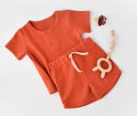 BabyCosy Set tricou cu pantaloni scurti - 100% bumbac organic - Scortisoara, BabyCosy (Marime: 18-24 Luni)