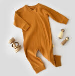 BabyCosy Salopeta cu fermoar cu maneca lunga si pantaloni lungi din 95%bumbac organic si 5% elastan - Sofran, BabyCosy (Marime: 9-12 luni)