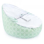 BabyJem Fotoliu pentru bebelusi cu ham de siguranta BabyJem Baby Bean Bed (Culoare: Verde) Sezlong balansoar bebelusi