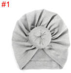 drool Turban bebelusi din bumbac Drool (Culoare: Gri)