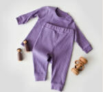 BabyCosy Set bluzita cu maneca lunga si pantaloni lungi din bumbac organic si 5% elastan - Mov, BabyCosy (Marime: 18-24 Luni)