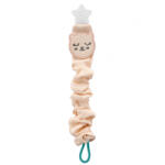 BabyJem Lant pentru suzeta din muselina cu steluta BabyJem (Culoare: Somon) - drool