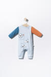 Tongs baby Salopeta pentru bebelusi Pug, Tongs baby (Culoare: Albastru, Marime: 0-3 Luni)