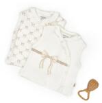 BabyCosy Set 2 vestute pentru bebelusi, stone, BabyCosy Organic Wear (Marime: 6-9 luni)