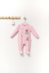 Tongs baby Salopeta eleganta Scufita rosie pentru bebelusi, Tongs baby (Culoare: Roz, Marime: 6-9 luni)