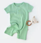 BabyCosy Salopeta cu pantaloni scurti - 100% bumbac organic - Mint, BabyCosy (Marime: 18-24 Luni)