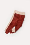 BabyCosy Set 2 pantaloni bebe unisex din bumbac organic si modal - Caramiziu/Somon, BabyCosy (Marime: 9-12 luni)