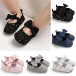 drool Balerini bebelus cu stelute Drool (Culoare: Alb, Marime: 6-12 Luni)