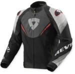 Revit Geacă Moto de Vară din Textil REVIT QUANTUM 3 AIR · Negru / Gri / Roșu