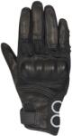 Bering Mănuși Moto Damă din Piele & Textil BERING LADY PITTS · Negru