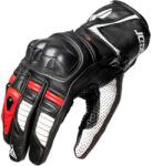 Sixgear Mănuși Moto din Piele SIXGEAR BRISK · Negru / Alb / Roșu