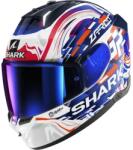  Cască Moto Integrală SHARK SKWAL i3 REPLICA ZARCO FRENCH GP cu Lumini de Frână · Alb / Mov / Albastru