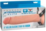 Fantasy X-Tensions Elite Strap-on gol din silicon cu ham reglabil 16, 5 cm - 24.1 , 5, 5 cm