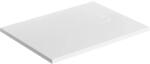 Omnires Cadita de dus compozit Omnires AquaRock M+ dreptunghiulara alb mat 90x100 cm (AQUAROCK90-100BM) - sanoterm