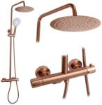 Rea Coloana de dus cu termostat Rea Drop cupru periat (REA-P9670)