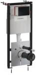 Omnires Rezervor incastrat Omnires StrongFrame ECO pentru vas WC suspendat si clapeta de actionare Steel-R45 finisaj negru mat (STFWCECO1R45-RBLM) - sanoterm