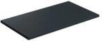 Omnires Cadita de dus compozit Omnires AquaRock M+ dreptunghiulara negru lava mat 80x140 cm (AQUAROCK80-140BLV) - sanoterm