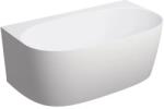 Omnires Cada freestanding compozit Omnires Valencia M+ BTW finisaj alb mat 148x86 cm (VALENCIA148WPBM) - sanoterm
