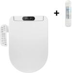 LANDUN Colac WC cu bideu forma U si filtru anticalcar inclus, cu incalzire, actionare din consola (U-WC406L-F)