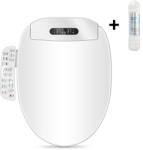 LANDUN Capac WC cu functie de bideu si filtru anticalcar inclus, model scurt 45-49 cm, consola (WC406S-F)