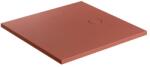 Omnires Cadita de dus compozit Omnires AquaRock M+ patrata terracotta mat 80x80 cm (AQUAROCK80-KTE) - sanoterm