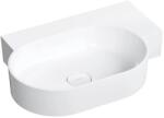 Omnires Lavoar suspendat Omnires Ovo M+ finisaj alb lucios 64.5 cm dreapta (OVO645UWPBP) - sanoterm