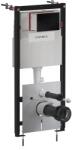 Omnires Rezervor incastrat Omnires StrongFrame ECO pentru vas WC suspendat si clapeta de actionare Steel-R45 finisaj negru semimat (STFWCECO1R45-RBL) - sanoterm