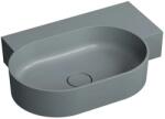 Omnires Lavoar suspendat Omnires Ovo M+ finisaj gri cenusa mat 64.5 cm dreapta (OVO645UWPAG) - sanoterm