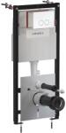 Omnires Set rezervor WC cu cadru Omnires StrongFrame si clapeta Minimal alb lucios (STFWC1M-RBP) - sanoterm