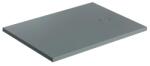 Omnires Cadita de dus compozit Omnires AquaRock M+ dreptunghiulara gri cenusiu mat 90x100 cm (AQUAROCK90-100AG) - sanoterm