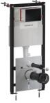 Omnires Set rezervor WC cu cadru Omnires StrongFrame cu spalare ECO si clapeta Minimal negru mat (STFWCECO1M-RBLM) - sanoterm