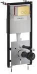 Omnires Rezervor incastrat Omnires StrongFrame pentru vas WC suspendat si clapeta de actionare Steel-R45 finisaj alama periata (STFWC1R45-RBSB) - sanoterm