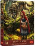 Trefl Puzzle Trefl 500 piese Premium Plus Scufita Rosie si Lupul (37632) Puzzle