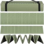 Sersimo Saltea pliabila pentru camping si plaja, XPE, 182x60 cm, 12 segmente, verde (PM-0010) Sac de dormit
